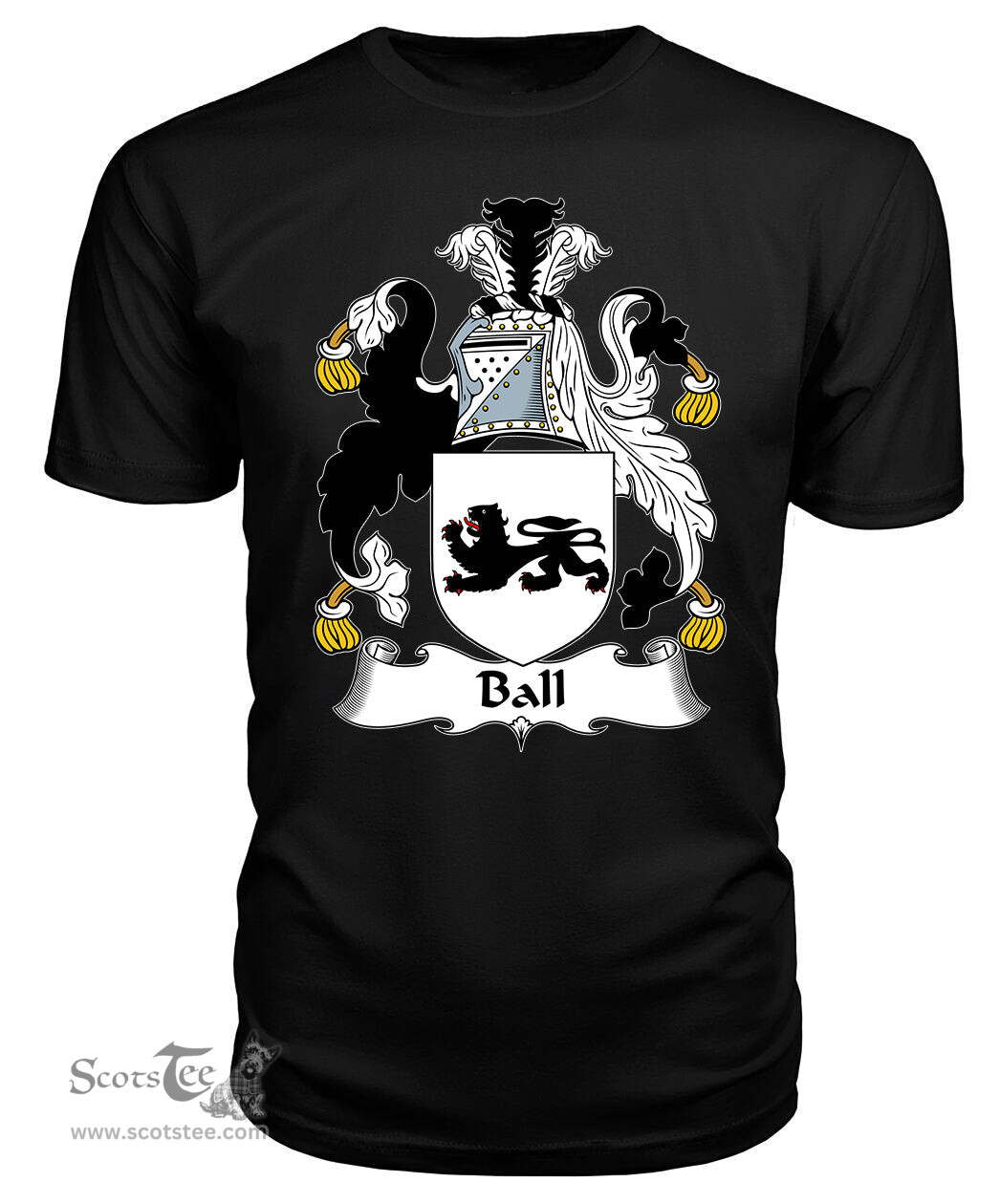 ScotsTee Ball Coat Of Arms Family Crest British Fleet T Shirt