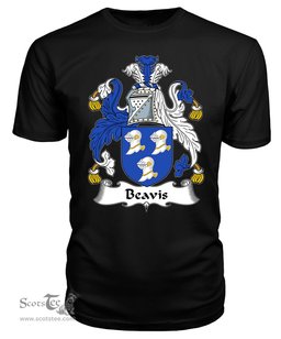 ScotsTee Beavis Coat Of Arms Family Crest British Fleet T Shirt