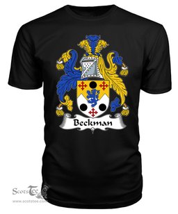 ScotsTee Beckman Coat Of Arms Family Crest British Fleet T Shirt