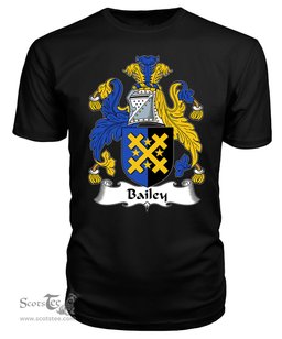 ScotsTee Bailey Coat Of Arms Family Crest British Fleet T Shirt