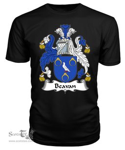 ScotsTee Beavan Coat Of Arms Family Crest British Fleet T Shirt