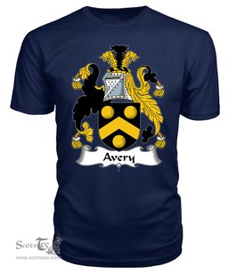 ScotsTee Avery Coat Of Arms Family Crest British Fleet T Shirt
