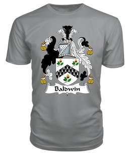 ScotsTee Baldwin (1662) Coat Of Arms Family Crest British Fleet T Shirt