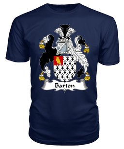 ScotsTee Barton Coat Of Arms Family Crest British Fleet T Shirt