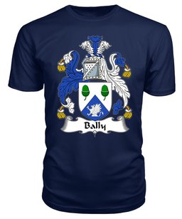 ScotsTee Bally Coat Of Arms Family Crest British Fleet T Shirt