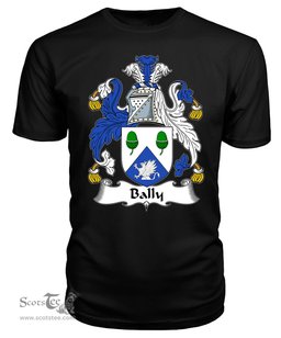 ScotsTee Bally Coat Of Arms Family Crest British Fleet T Shirt
