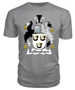 ScotsTee Bellingham II Coat Of Arms Family Crest British Fleet T Shirt