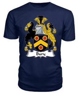 ScotsTee Bury Coat Of Arms Family Crest British Fleet T Shirt