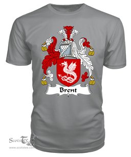 ScotsTee Brent Coat Of Arms Family Crest British Fleet T Shirt