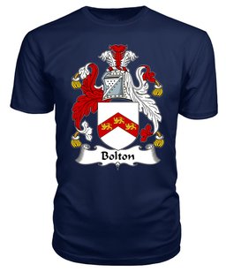 ScotsTee Bolton Coat Of Arms Family Crest British Fleet T Shirt
