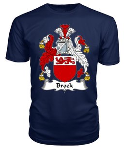ScotsTee Brock Coat Of Arms Family Crest British Fleet T Shirt