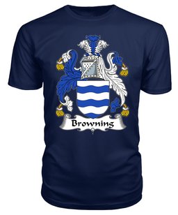 ScotsTee Browning Coat Of Arms Family Crest British Fleet T Shirt
