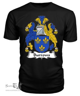 ScotsTee Burrows Coat Of Arms Family Crest British Fleet T Shirt
