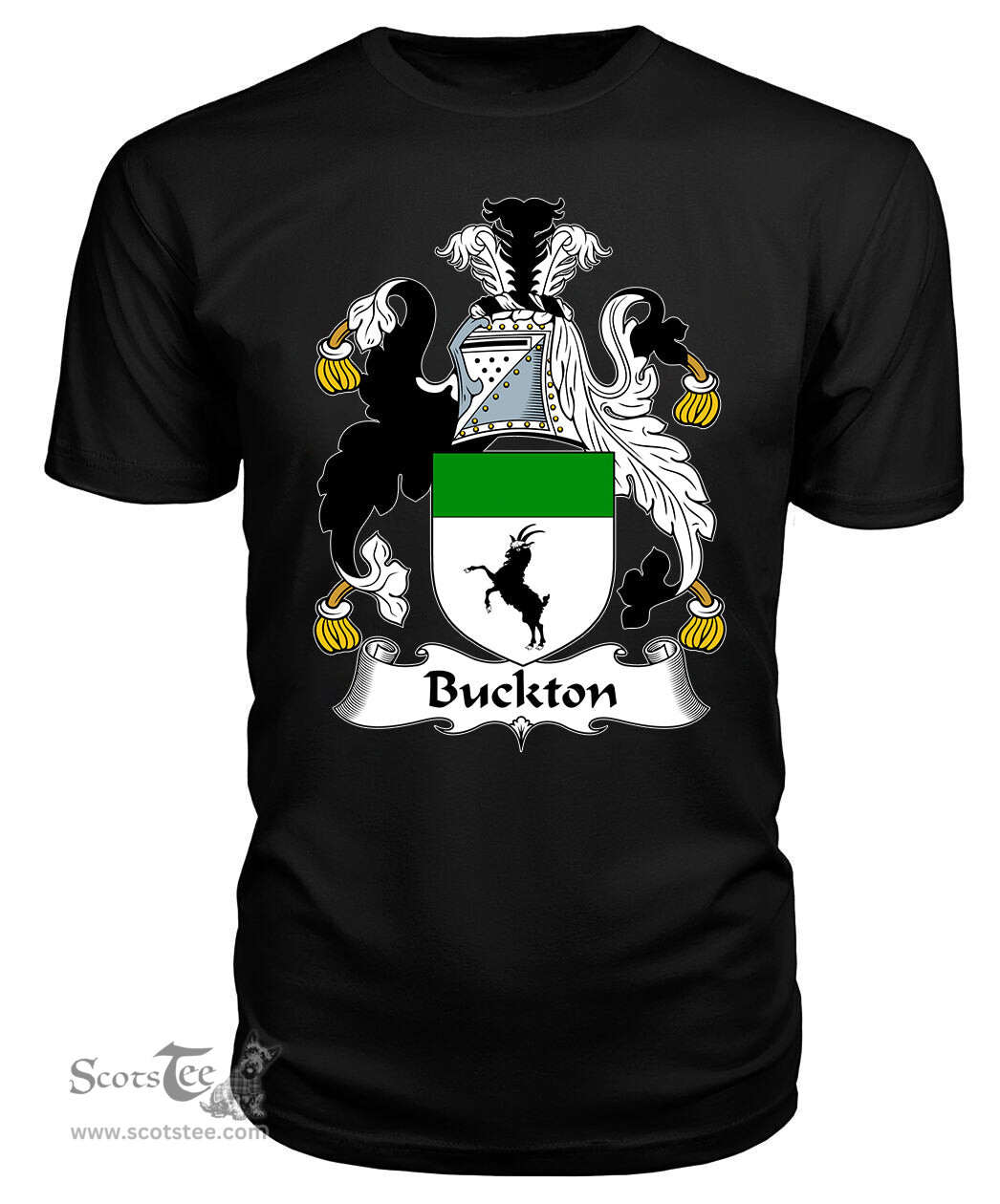 ScotsTee Buckton Coat Of Arms Family Crest British Fleet T Shirt