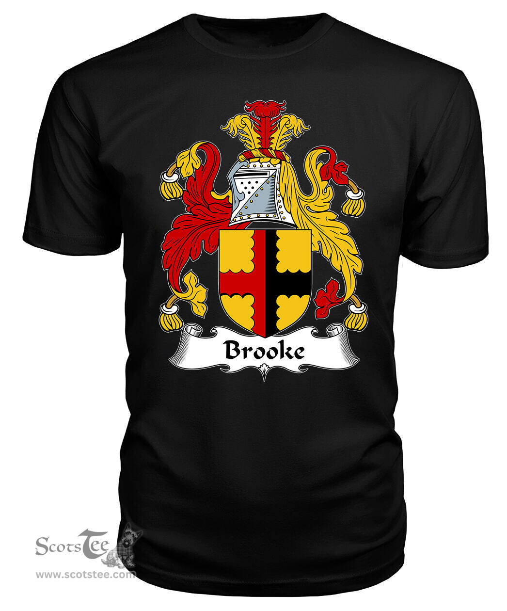 ScotsTee Brooke Coat Of Arms Family Crest British Fleet T Shirt