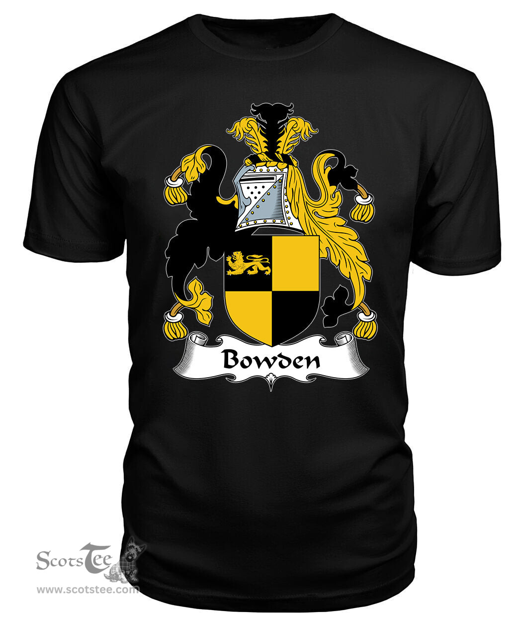 ScotsTee Bowden Coat Of Arms Family Crest British Fleet T Shirt