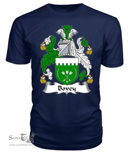 ScotsTee Bovey Coat Of Arms Family Crest British Fleet T Shirt