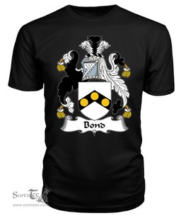 ScotsTee Bond Coat Of Arms Family Crest British Fleet T Shirt