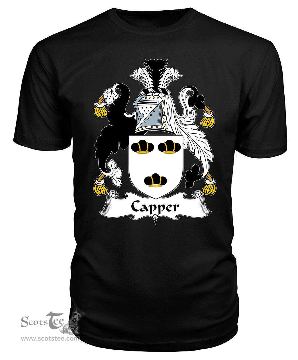 ScotsTee Capper Coat Of Arms Family Crest British Fleet T Shirt