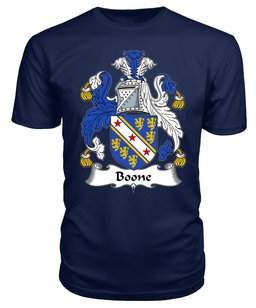 ScotsTee Bohun or Boone Coat Of Arms Family Crest British Fleet T Shirt