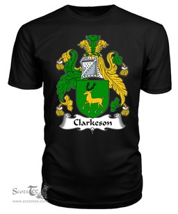 ScotsTee Clarkeson Coat Of Arms Family Crest British Fleet T Shirt