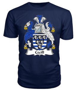 ScotsTee Cecill Coat Of Arms Family Crest British Fleet T Shirt