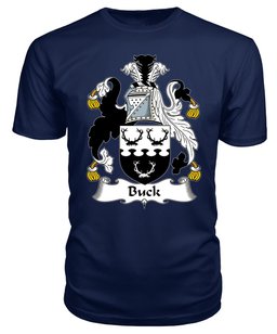 ScotsTee Buck Coat Of Arms Family Crest British Fleet T Shirt
