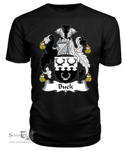ScotsTee Buck Coat Of Arms Family Crest British Fleet T Shirt