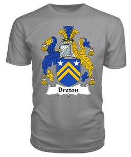 ScotsTee Breton Coat Of Arms Family Crest British Fleet T Shirt