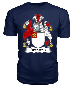 ScotsTee Bradston Coat Of Arms Family Crest British Fleet T Shirt