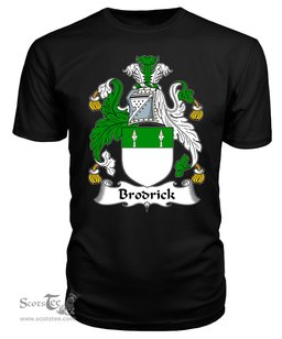 ScotsTee Brodrick Coat Of Arms Family Crest British Fleet T Shirt