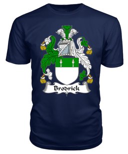 ScotsTee Brodrick Coat Of Arms Family Crest British Fleet T Shirt