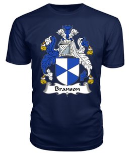 ScotsTee Branson Coat Of Arms Family Crest British Fleet T Shirt