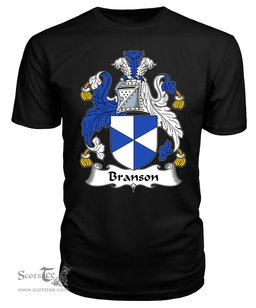 ScotsTee Branson Coat Of Arms Family Crest British Fleet T Shirt