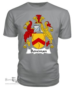ScotsTee Bowman I Coat Of Arms Family Crest British Fleet T Shirt