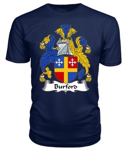 ScotsTee Burford Coat Of Arms Family Crest British Fleet T Shirt