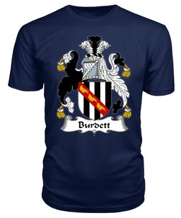 ScotsTee Burdett Coat Of Arms Family Crest British Fleet T Shirt