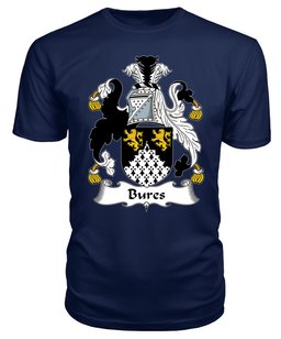 ScotsTee Bures Coat Of Arms Family Crest British Fleet T Shirt