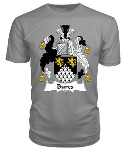 ScotsTee Bures Coat Of Arms Family Crest British Fleet T Shirt