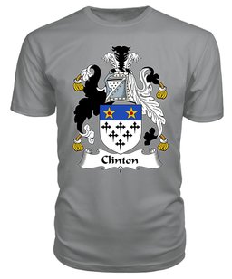 ScotsTee Clinton Coat Of Arms Family Crest British Fleet T Shirt