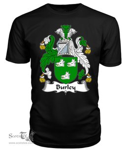 ScotsTee Burley Coat Of Arms Family Crest British Fleet T Shirt
