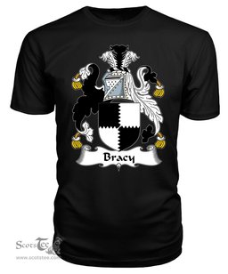 ScotsTee Bracy Coat Of Arms Family Crest British Fleet T Shirt