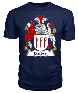 ScotsTee Burden Coat Of Arms Family Crest British Fleet T Shirt