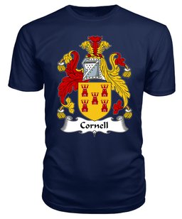ScotsTee Cornell Coat Of Arms Family Crest British Fleet T Shirt