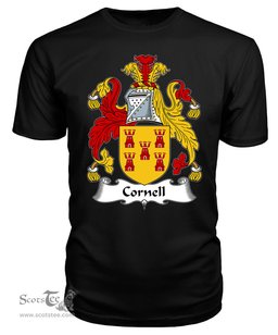 ScotsTee Cornell Coat Of Arms Family Crest British Fleet T Shirt