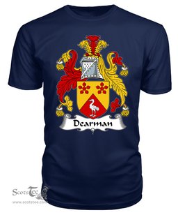 ScotsTee Dearman Coat Of Arms Family Crest British Fleet T Shirt