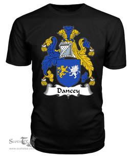 ScotsTee Dancey or Dancy Coat Of Arms Family Crest British Fleet T Shirt