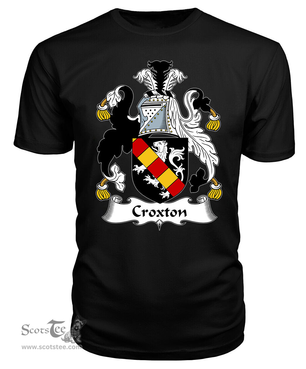 ScotsTee Croxton Coat Of Arms Family Crest British Fleet T Shirt