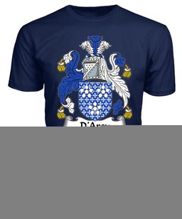ScotsTee D_Arcy Coat Of Arms Family Crest British Fleet T Shirt