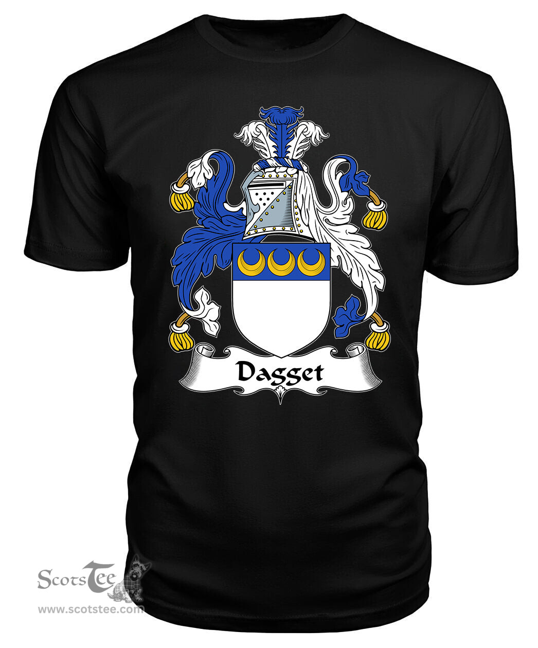 ScotsTee Dagget (t) Coat Of Arms Family Crest British Fleet T Shirt